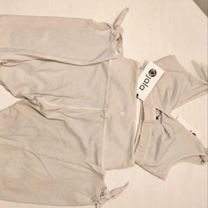 NWT Jala Crop Leggings + Bra Set - Women's Size S, Gray